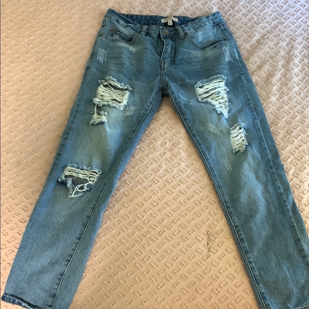 Blu Pepper Distressed Blue Denim